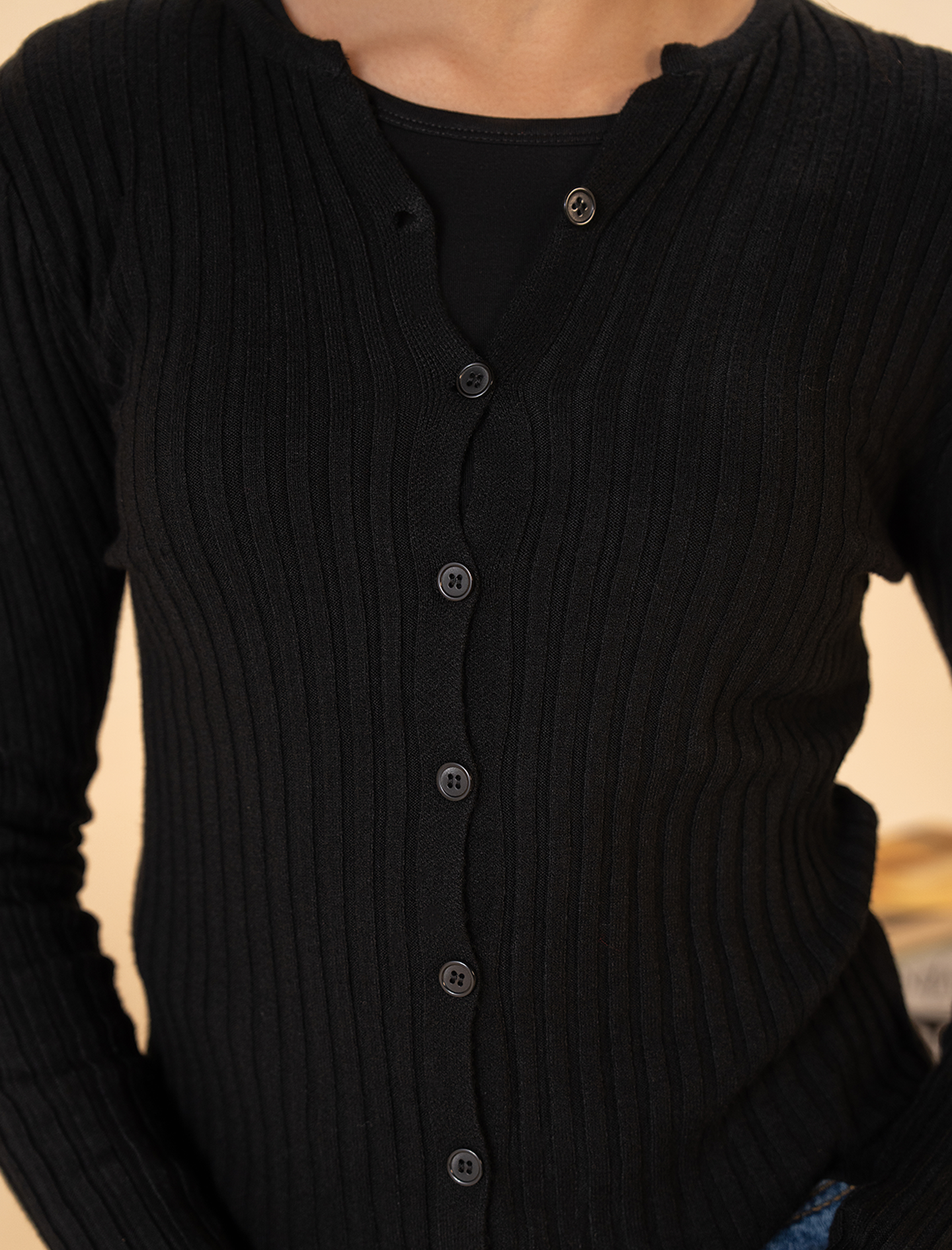 Black Women Cardigan