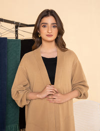 Beige Women Cardigan